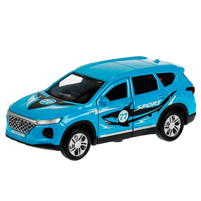 Машина металлическая инерционная Hyundai Santafe Sport 12 см Технопарк SANTAFE2-12SRT-BU 1